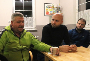 Sie führen den Verein: Ferruh Hasan, Altan Kiazim, Gökhan Celik