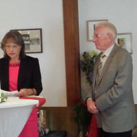 Renate Schroff bei ihrer Laudatio