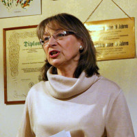 Die Ortsvereinsvorsitzende Renate Schroff begrüßte die zahlreichen Gäste